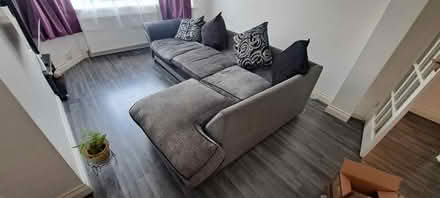 Photo of free DFS grey and black corner sofa (New Malden KT3) #1