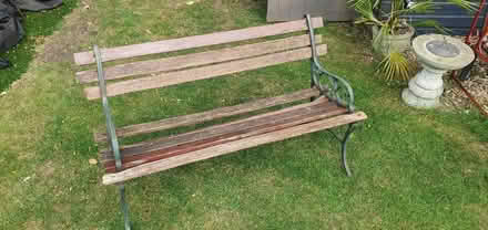 Photo of free Cast iron ends garden bench (Orpington, Green Street Green) #2