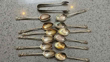 Photo of free Antique teas spoons / sugar tongs (Buggs Bottom RG4) #1