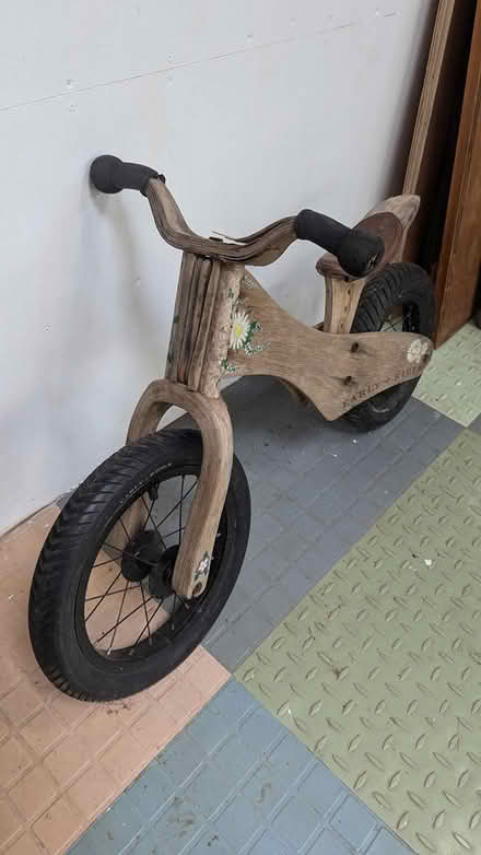 Photo of free Balance bike (wooden) (King George's Park: SW18 4) #2