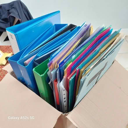 Photo of free Box of files, some unused (Swinford OX29) #1