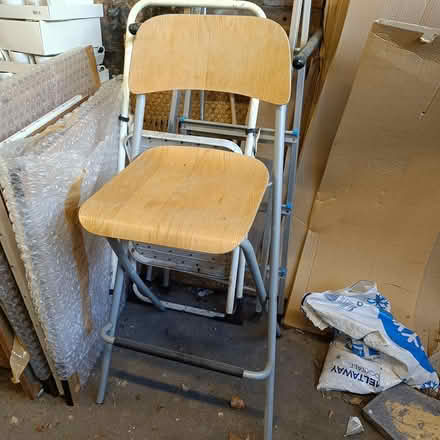 Photo of free 1 folding wooden stool (East Finchley N2) #1