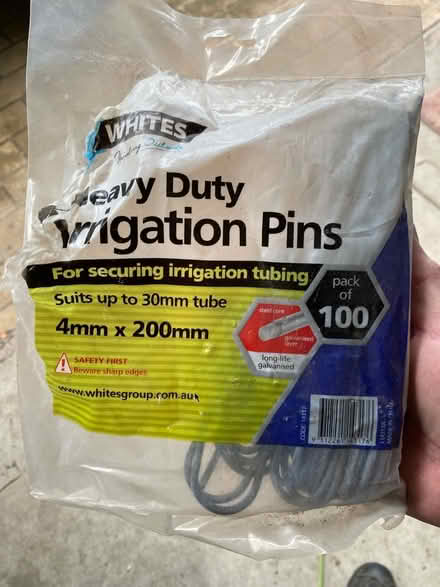 Photo of free Whites irrigation pins (Frankston) #1