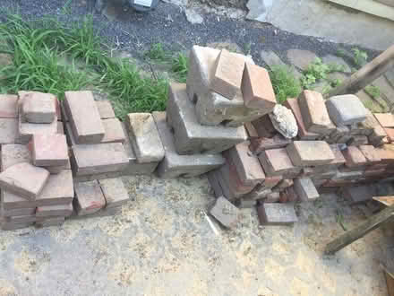 Photo of free Bricks and concrete bases for posts (SE Portland) #1