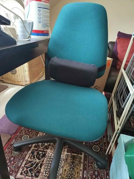 Photo of free Turquoise desk chair (Leith EH6) #1