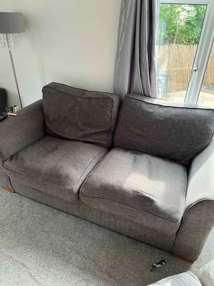 Photo of free 2 grey sofas (harrietsham ME17) #2