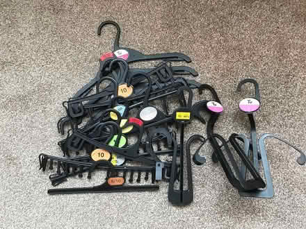 Photo of free Assorted Black Plastic Hangers (Weymouth) #1