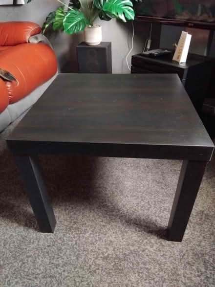 Photo of free Brown/black side table (Lowedges S8) #1