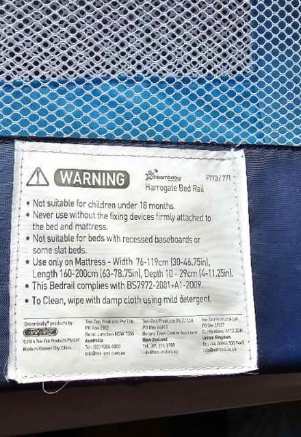 Photo of free Child's bed guard (Oswestry SY11) #2