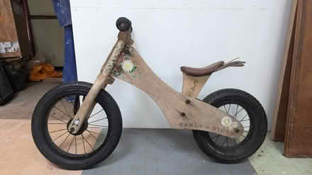 Photo of free Balance bike (wooden) (King George's Park: SW18 4) #1
