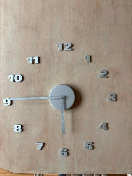 Photo of free Stick on wall clock (Ashford, Surrey TW15) #1