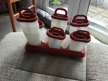 Photo of free Tupperware lolly making moulds with stand (Southborough TN4) #1