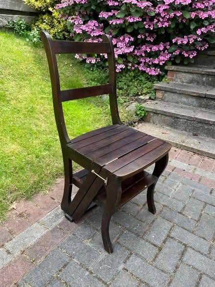 Photo of free Wooden chair / stepladder (Enfield EN2) #2