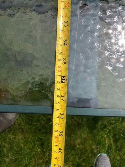 Photo of free LARGE Oval Garden Table, 6 seater, aluminium/glass (Copsewood CV3) #3