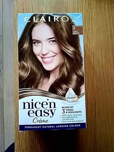 Photo of free Nice'nEasy light brown permanent hair colour unopened (Claybrooke Parva LE17) #1