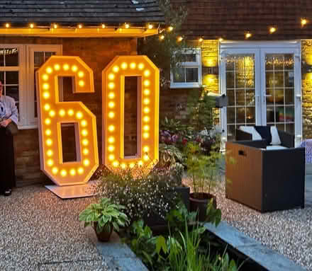 Photo of free Marquee Numbers 6 & 0 (does not include lights) (Penn HP10) #1