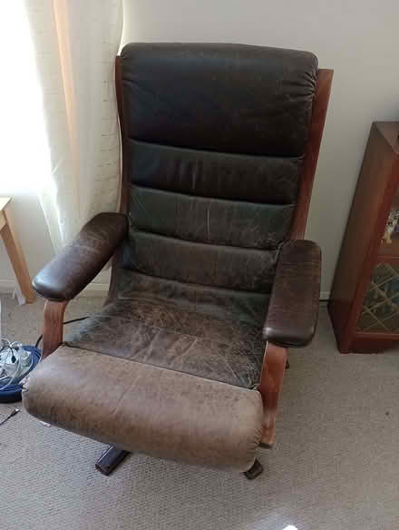 Photo of free Leather chair (Bath & North East Somerset) #1