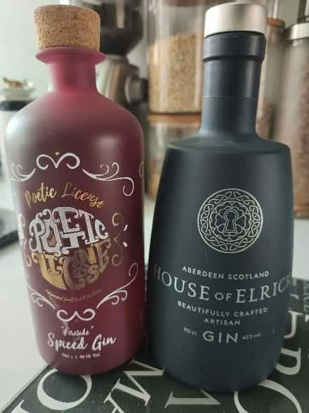 Photo of free Non-standard empty gin bottles (Leith EH6) #1