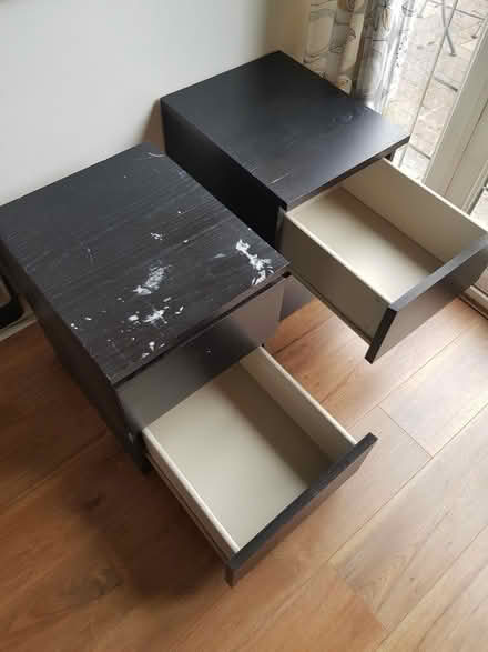 Photo of free 2 bedside drawers (Winklebury RG23) #2