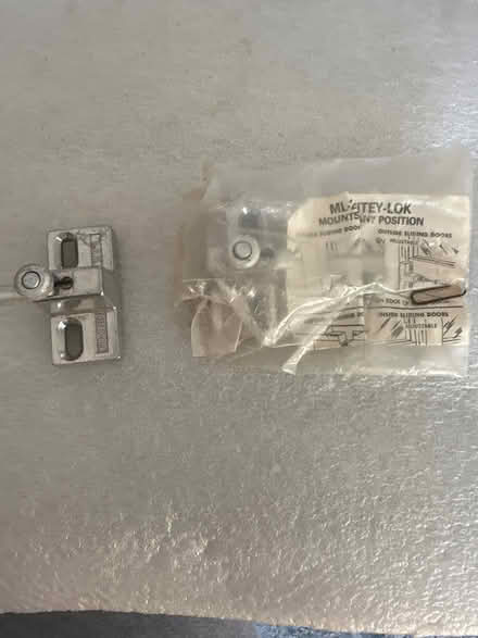 Photo of free 2 sliding door or window locks (Hollenbeck and Remington) #1