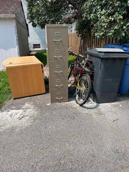 Photo of free Desk, chairs,bikes air conditioner (South Minneapolis)