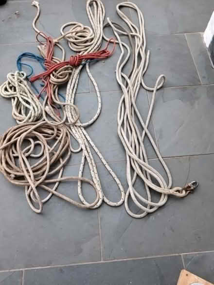 Photo of free Old dinghy sailing rope. (Penzance TR18) #2