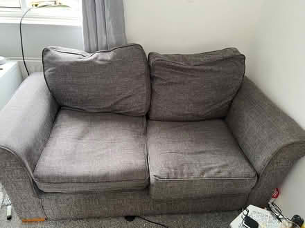 Photo of free 2 grey sofas (harrietsham ME17) #1