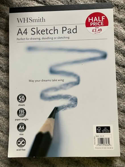 Photo of free A4 sketch pad (Southport PR9) #1