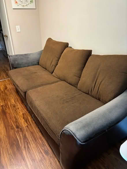 Photo of free Brown couch (Upper Arlington) #1