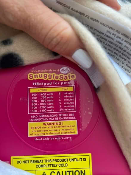 Photo of free Microwaveable heat pad for pets (Heybridge Basin, CM9) #2