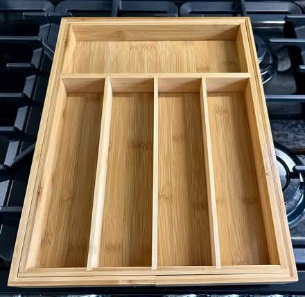 Photo of free Extendable bamboo cutlery tray (Bramcote NG9) #1