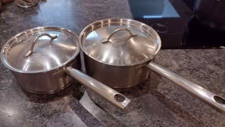 Photo of free Two saucepans with lids (Iffley Road OX4) #1