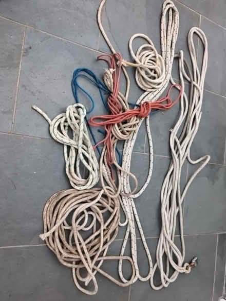 Photo of free Old dinghy sailing rope. (Penzance TR18) #1