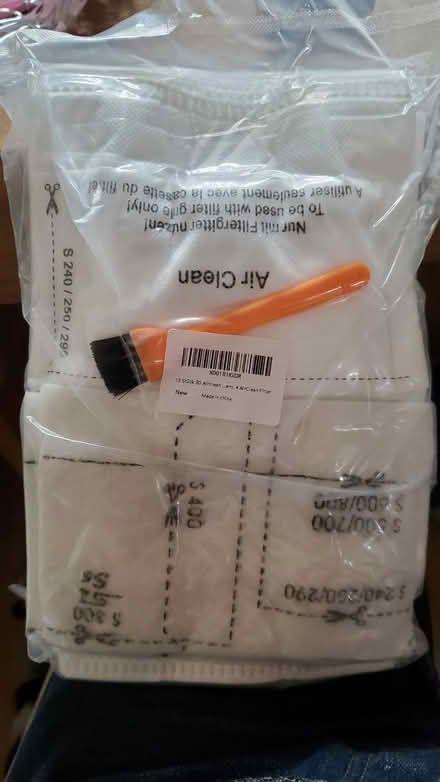 Photo of free Vaccuum cleaner bags (I think) (Barnton CW8) #1