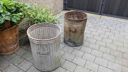 Photo of free galvanised dust bins (Bare) #1