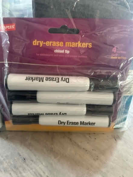 Photo of free Dry erase markers & erasers (Needham) #1