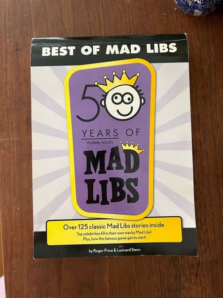Photo of free Mad Libs Book (Spring Hill) #1