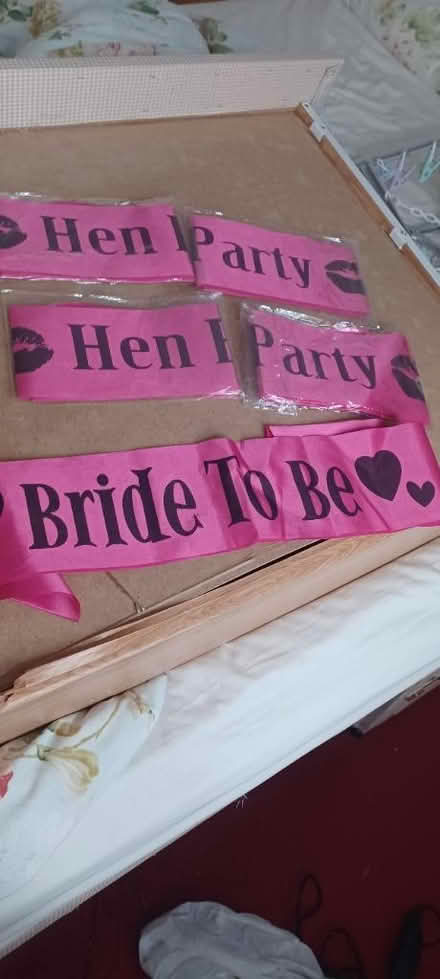 Photo of free Hen night sashes (Billericay) #1