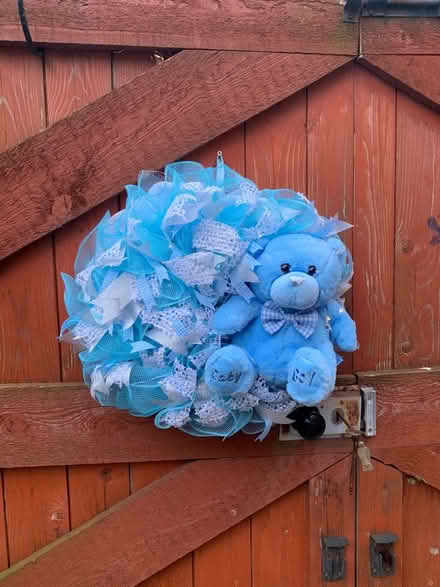 Photo of free Baby Boy Decorative Wreath (Wednesbury (WS10)) #1