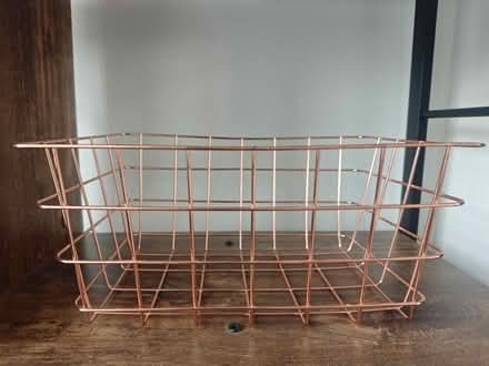 Photo of free Metal wire basket - rose gold (Meadows, NG2) #1