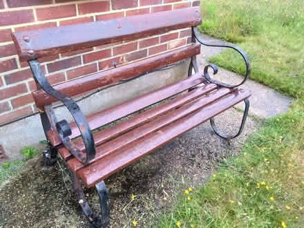Photo of free Classic Garden Bench. Wood and Iron (Southbourne BH6) #4