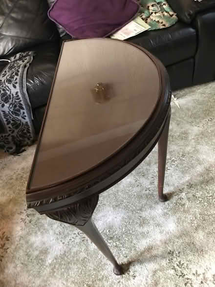 Photo of free Half moon table (Bradway Sheffield S17) #2