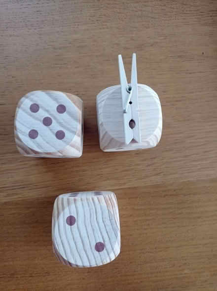 Photo of free Wooden Yatzy game for outdoors (Central Milton Keynes MK9) #2