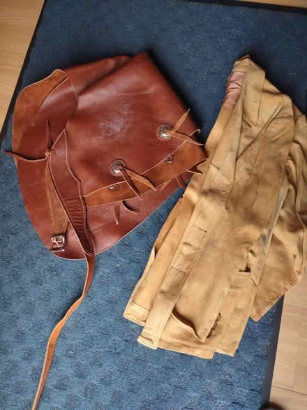 Photo of free Leather jacket and chaps (Alb, Tramway/Central) #1