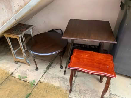 Photo of free 5 tables I no longer want (Windsor) #1