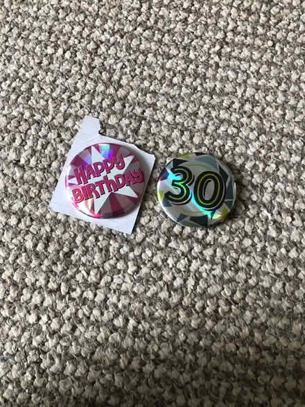 Photo of free Birthday badges (Barry CF62) #1