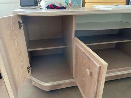 Photo of free White Brushed Oak Cabinet (Frimley GU15) #2