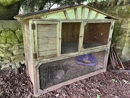 Photo of free Rabbit hutch, two floors (Wheatley OX33) #1