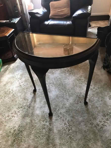 Photo of free Half moon table (Bradway Sheffield S17) #1