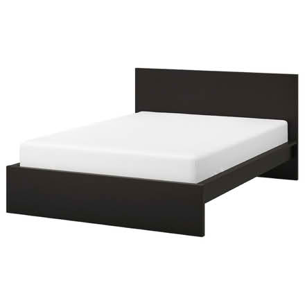 Photo of free IKEA Full malm bed W/ mattress (Germantown) #1